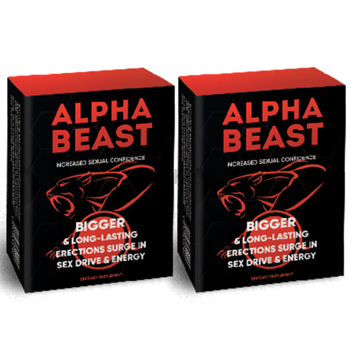 Alpha Beast caps - amplificator al libidoului masculin